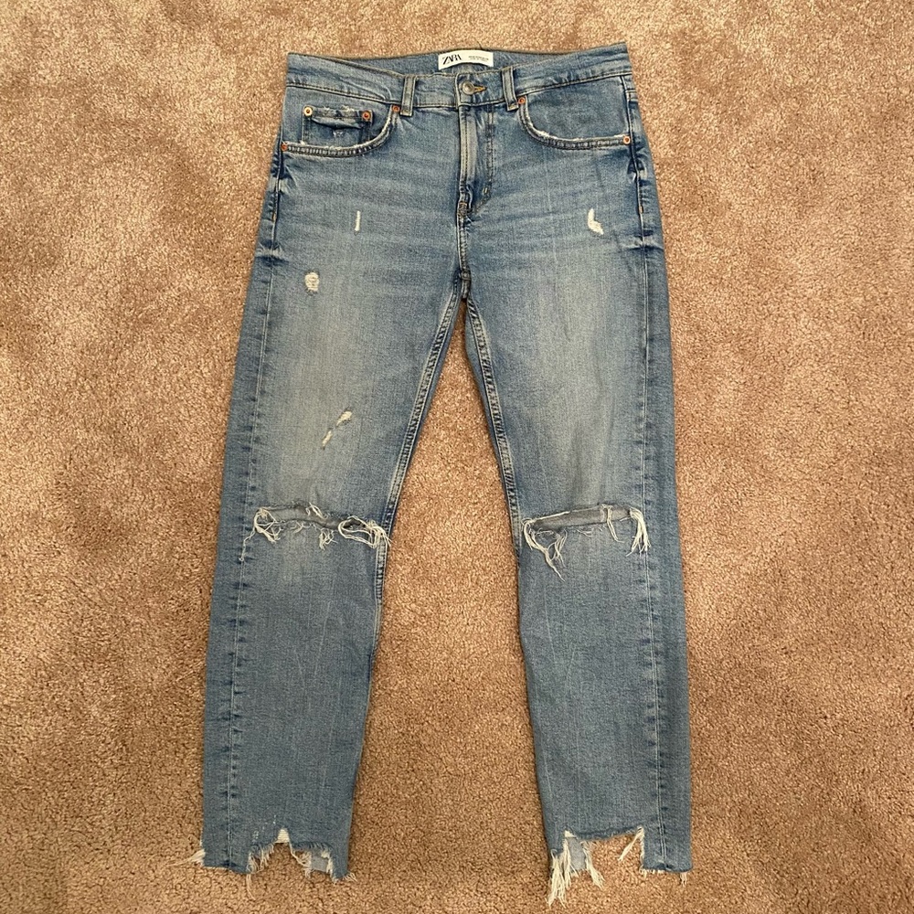 Zara slim boyfriend jeans size 4
